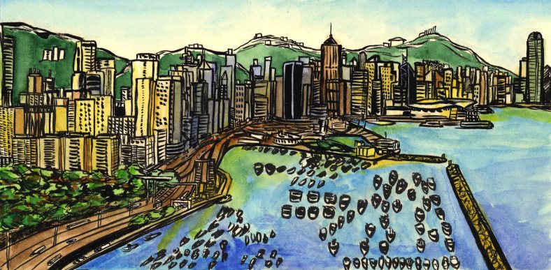 Hong Kong coastline low res