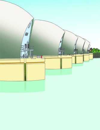 Final colouring for Thames Barrier