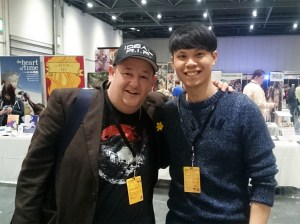 Bumped into Johnny Vegas!